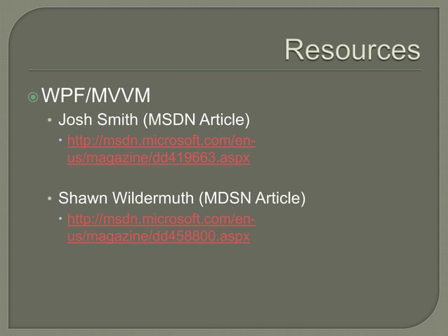 Introduction To Useful Wpf | PPTX