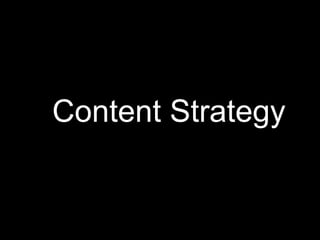 Content Strategy