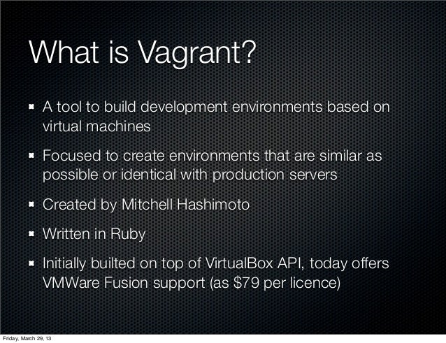 To Vagrant To Vagrant 4 638 