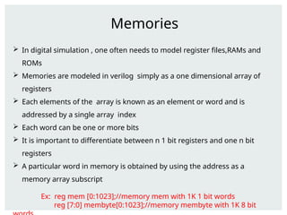 INTRODUCTION TO VERILOG and vlsi design for ece | PPTX