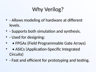 Introduction_to_Verilog (1).pptxzhdYfzhfzy | PPT