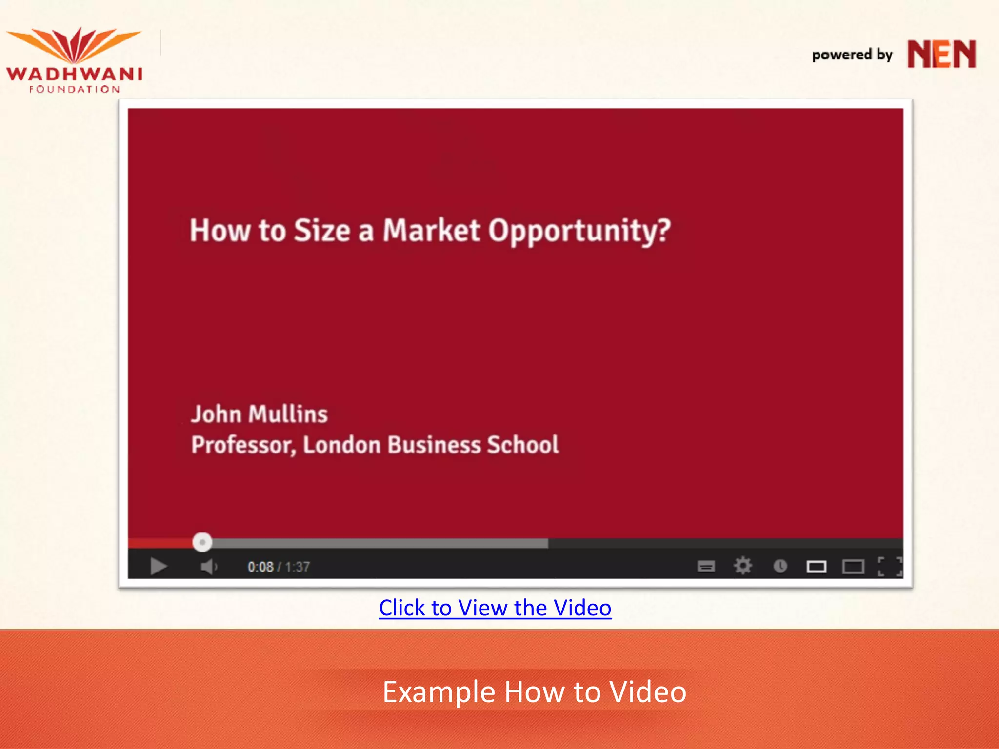 Click to View the Video


Example How to Video
 