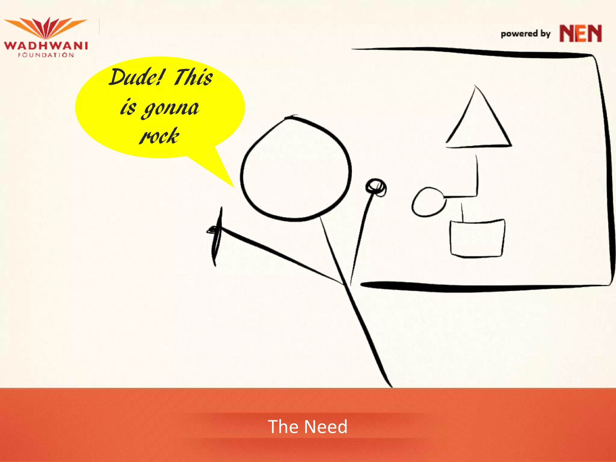 Dude! This
 is gonna
    rock




             The Need
 