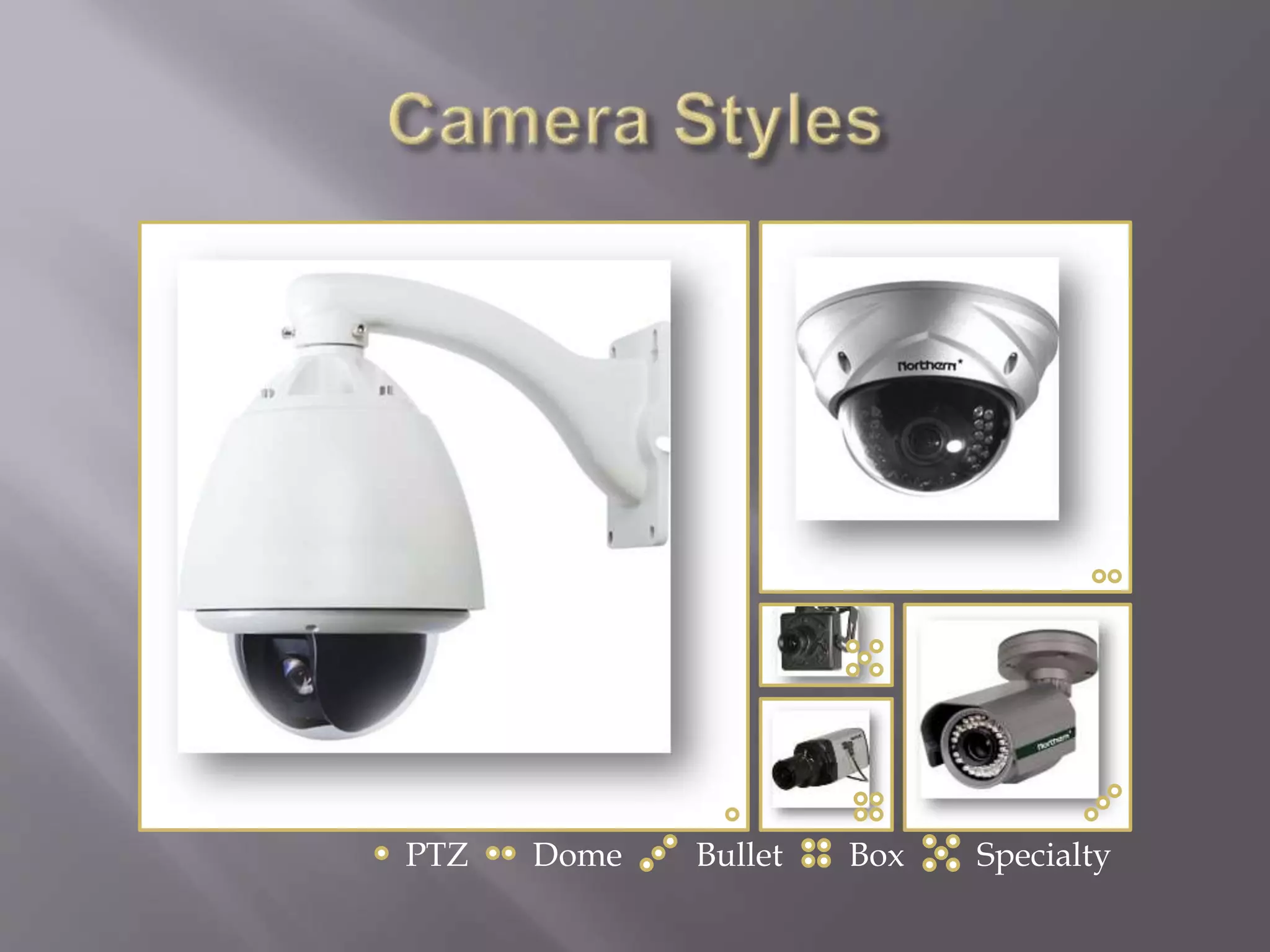 PTZ Dome Bullet Box Specialty