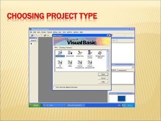 CHOOSING PROJECT TYPE
 