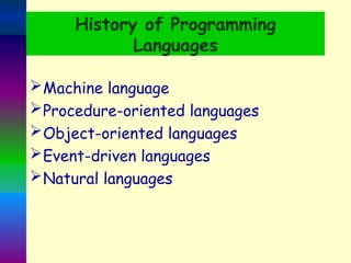 Comprehensive Introduction to Visual Basic Programming and IDE | PPT