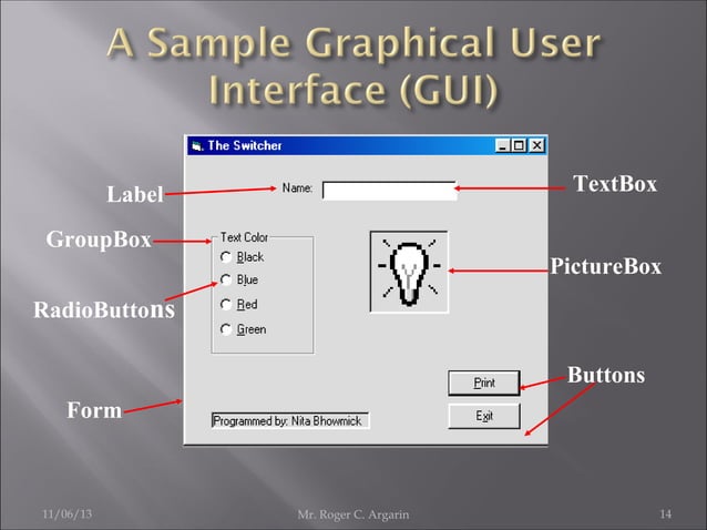 Introduction to visual basic programming | PPT