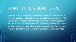 Introduction to visualforce | PPT