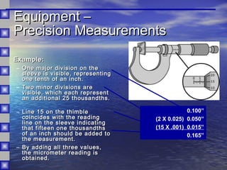 Thousands Measurement Introduction to visual inspection | PPT
