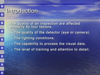 Introduction to visual inspection | PPT