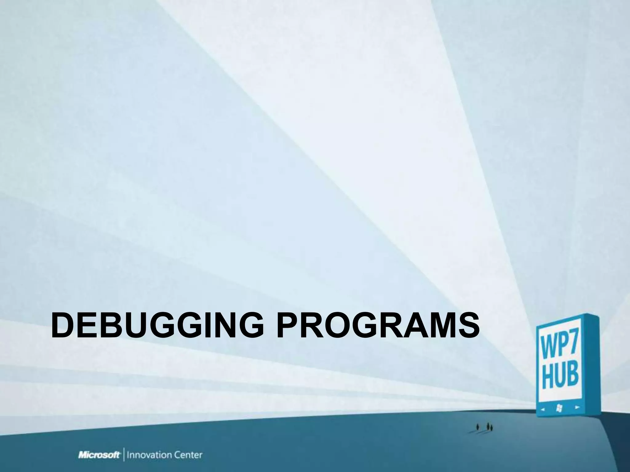 Debuggingprograms