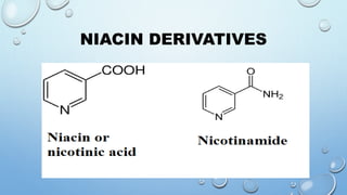 NIACIN DERIVATIVES
 