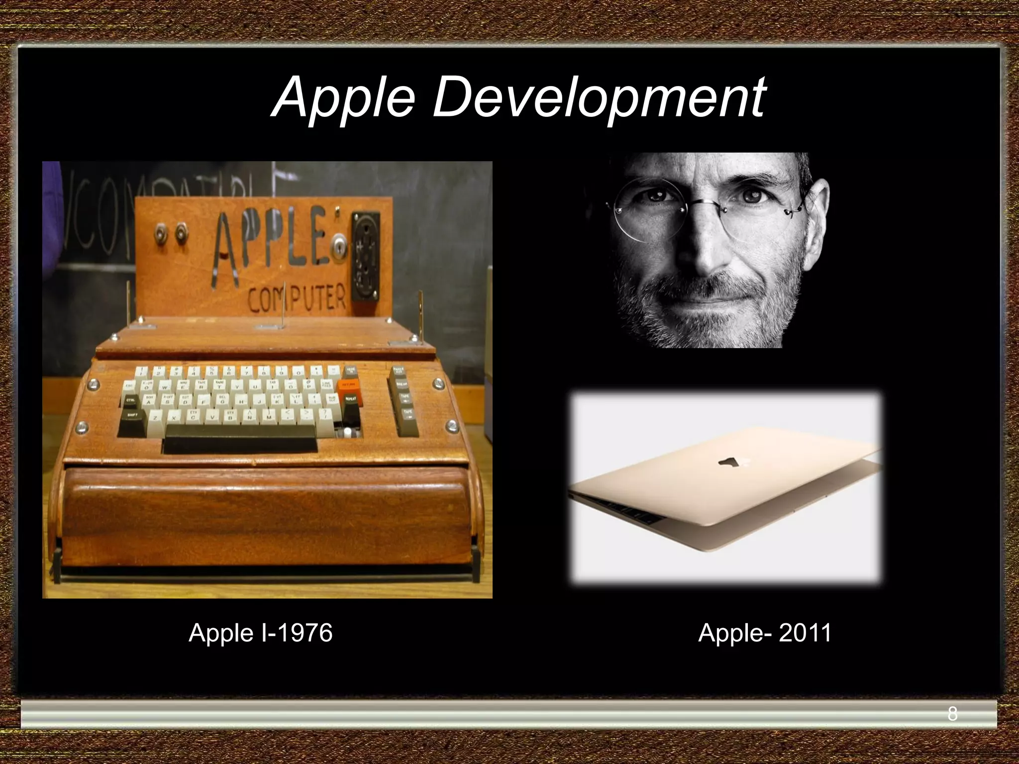 Apple Development Apple I-1976 Apple- 2011 8 