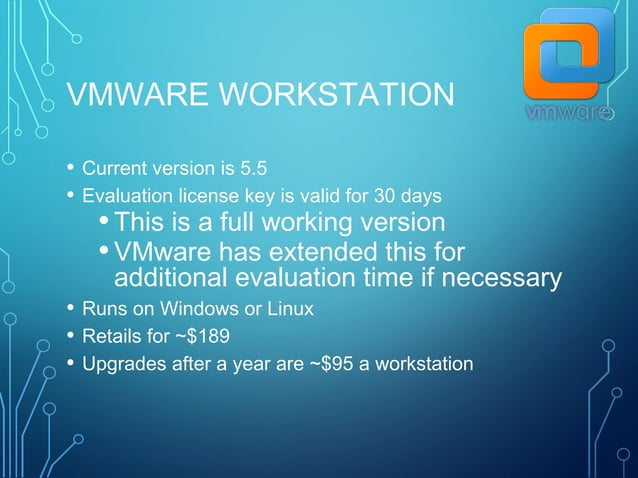 Introduction To Vm Ware Ppt Free Download