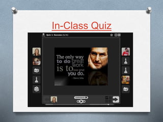In-Class Quiz
 