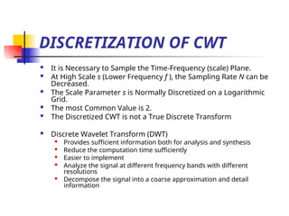 Introduction to Wavelet by bushan patil.ppt
