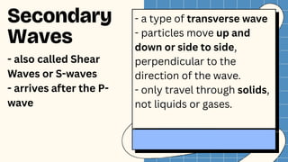 Understanding Seismic Waves: Primary and Secondary Wave Dynamics | PDF