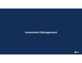 Investment Management
 