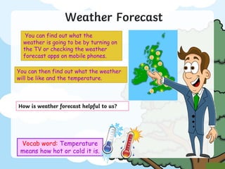 Weather Topic Introduction Introduction to Weather for early grade students | PDF