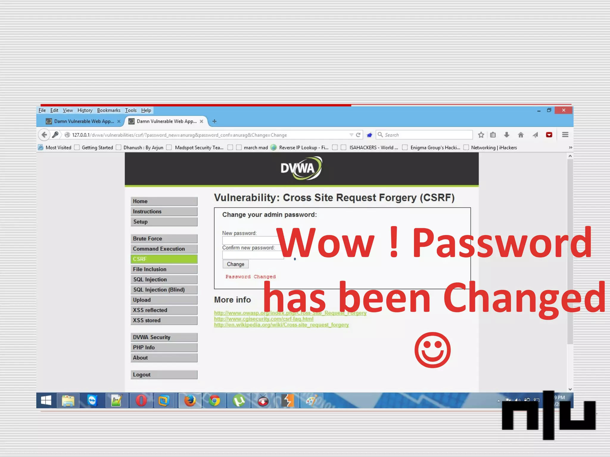 Wow ! Password
has been Changed

 
