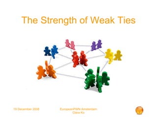 The Strength of Weak Ties 