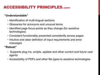 Introduction To Web Accessibility | PPTX