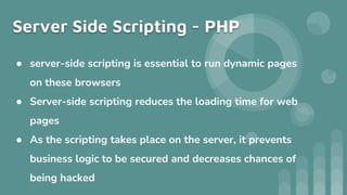 Introduction to web application development | PPTX | Web Design and ...