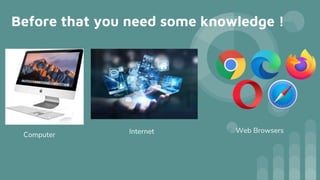 Introduction to web application development | PPTX
