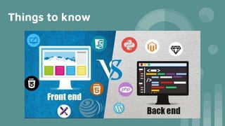 Introduction to web application development | PPTX