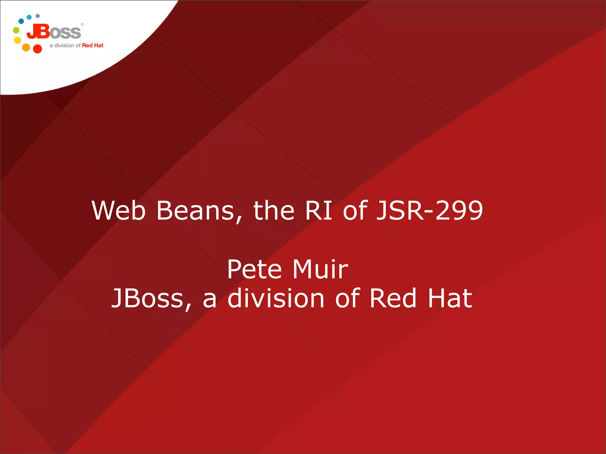 Introduction To Web Beans