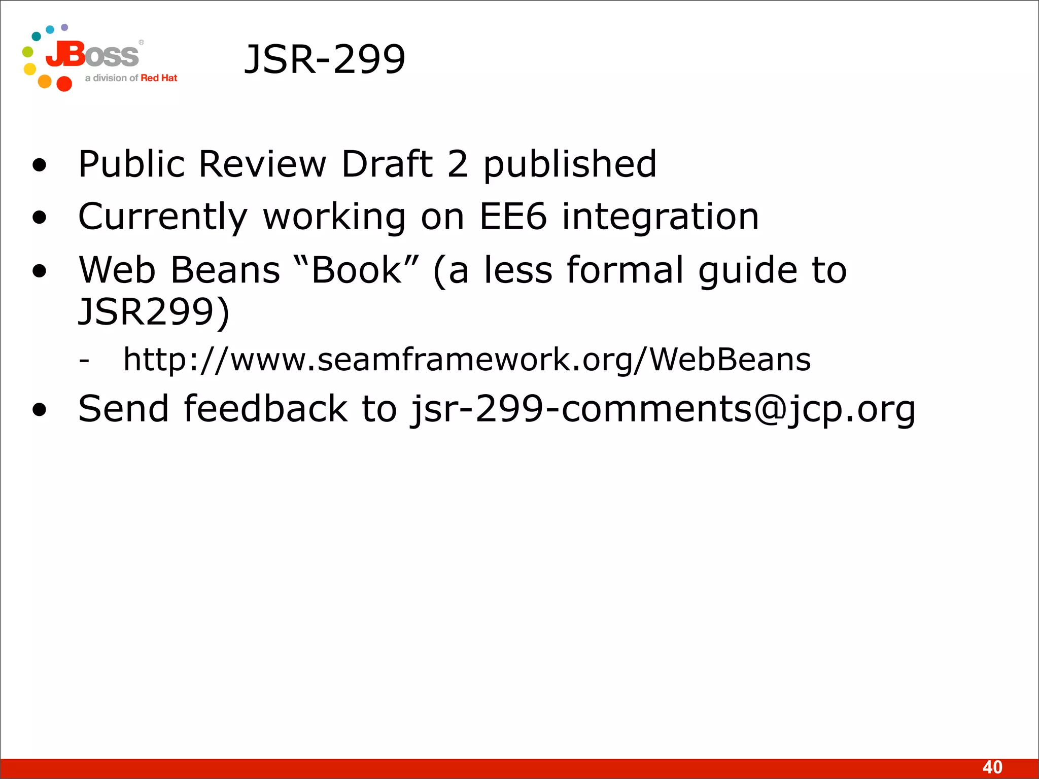Introduction To Web Beans