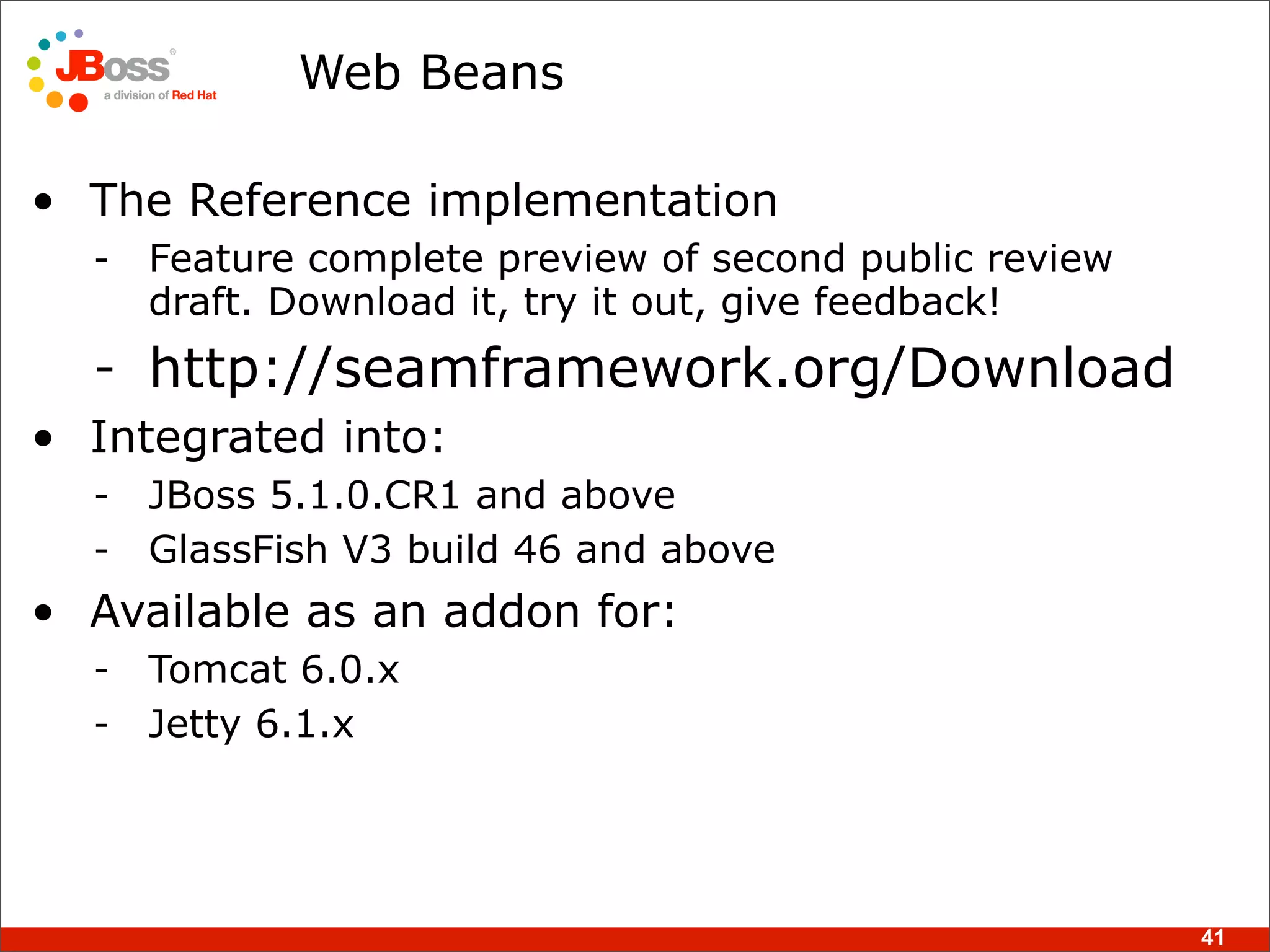Introduction To Web Beans