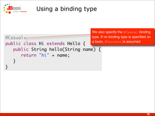 Introduction To Web Beans