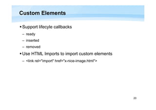 Introduction to Web Components | PDF