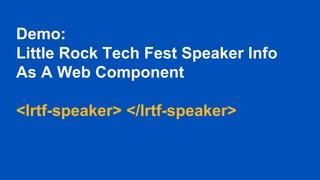Codelab: Build a Polymer 2.0 App From Scratch!
Workshop: Introduction to Web Components & Polymer - @JohnRiv - tinyurl.com...