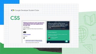 CSS
 