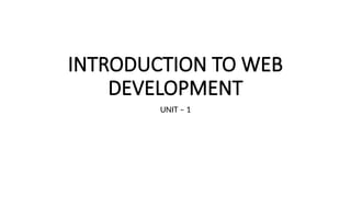 Introduction to Web Development PPT.pptx