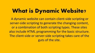 Introduction to web developments | PPT