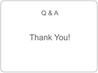 Q&A


Thank You!
 