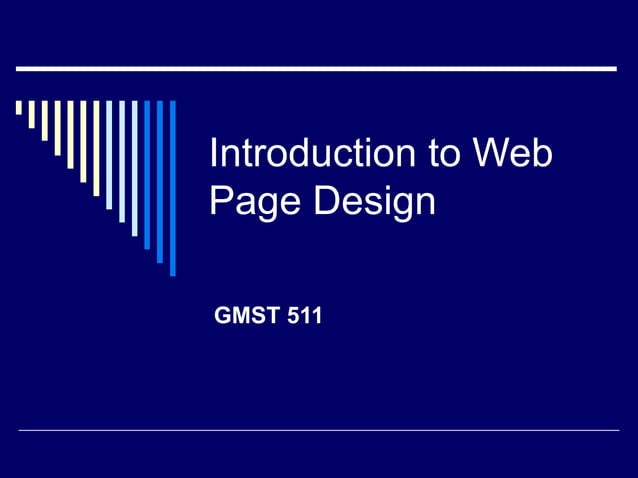 Introduction to Web Page Design.ppt