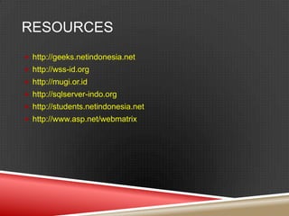 Publish a Websitehttp://www.asp.net/webmatrix/hosts 