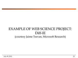 Synthetic discipline that creates mechanisms (e.g., formalisms, algorithms, etc.) in order to support particular desired behaviorJuly 09, 2011Introduction