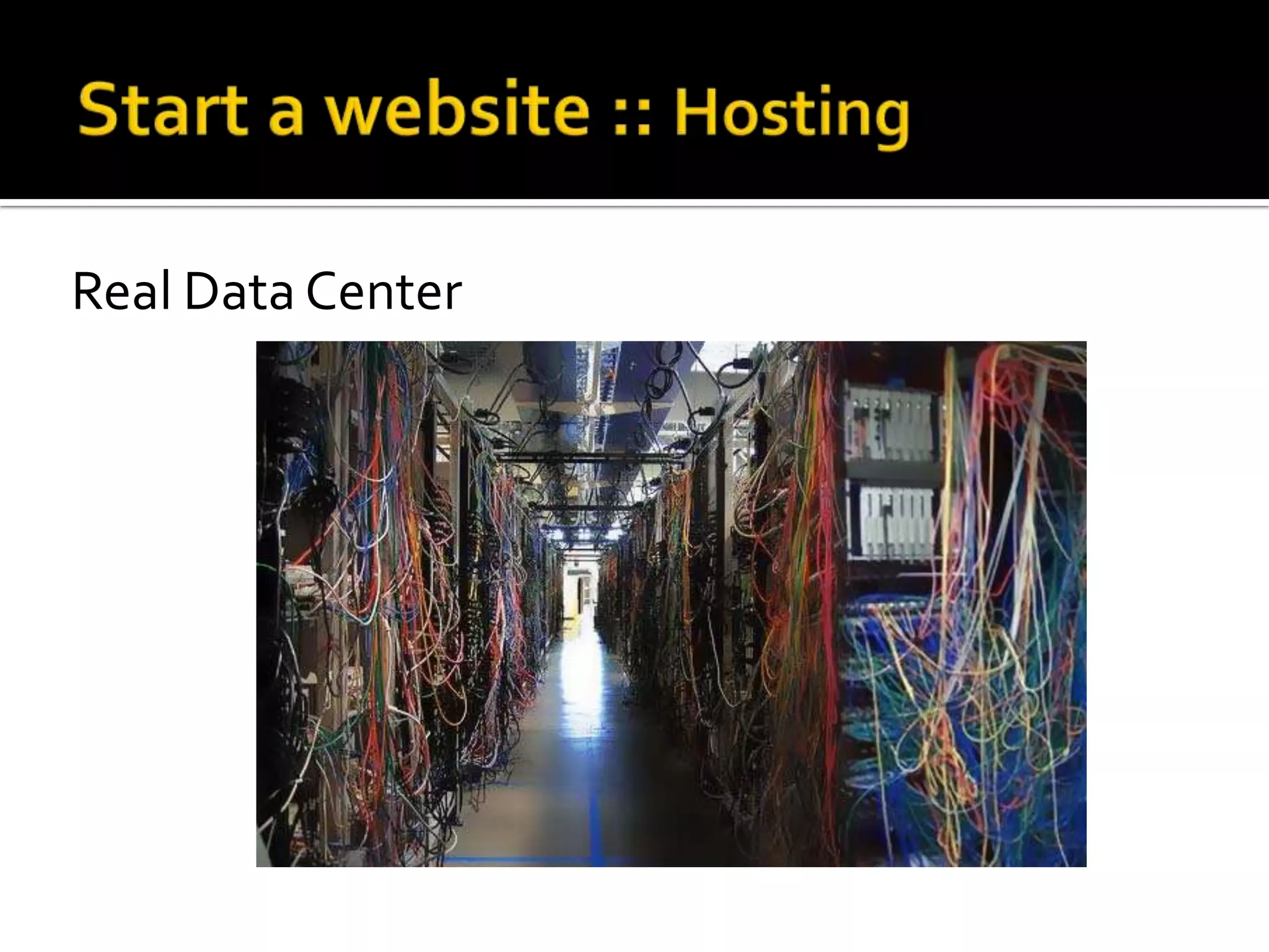 Real Data Center
 