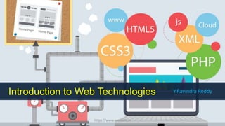 Introduction to Web Technologies Y.Ravindra Reddy
https://www.seoskills.in
 