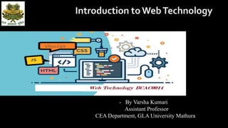 Introduction to web technology | PPT
