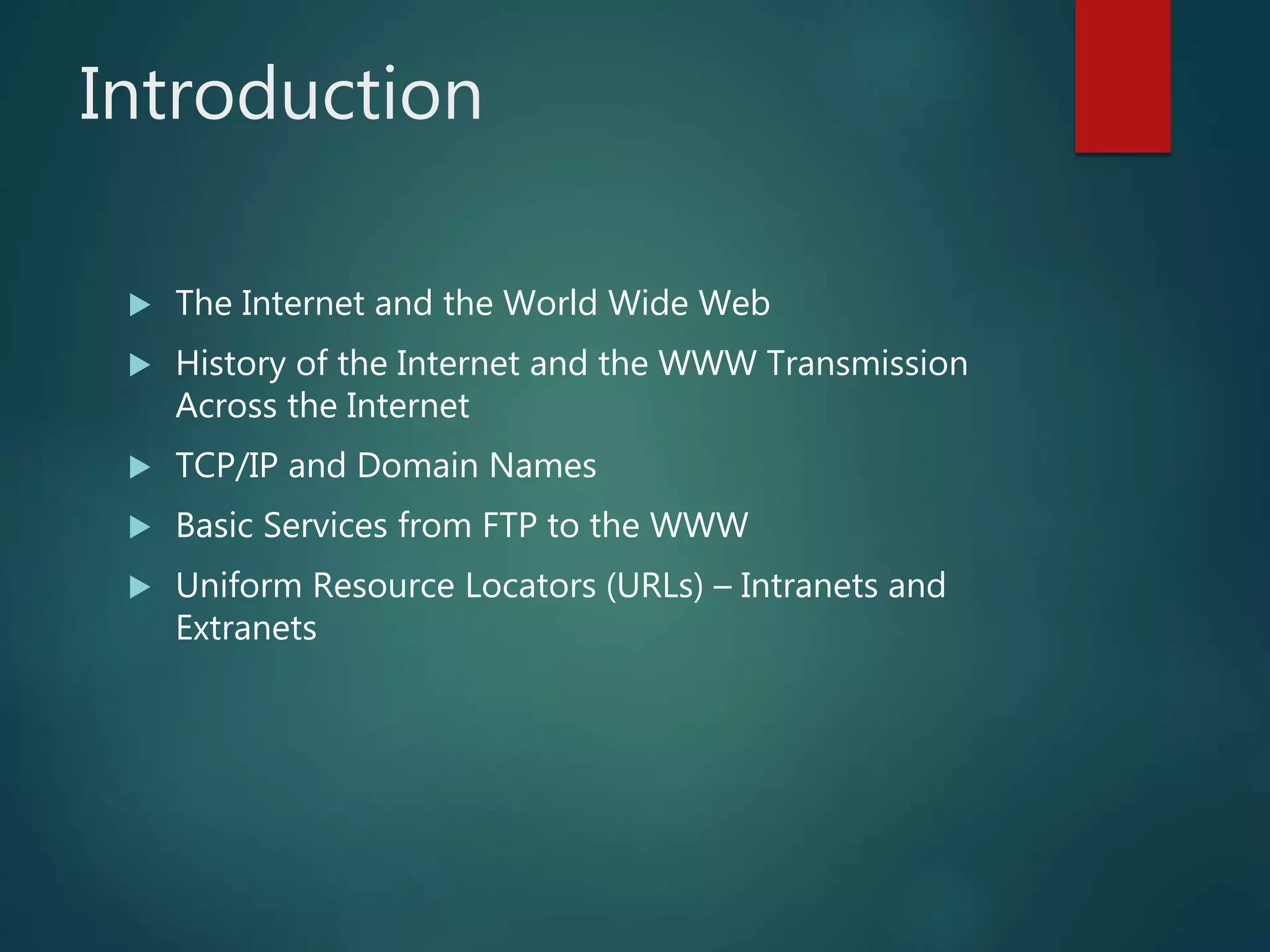 Introduction to web technology | PPTX