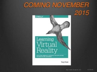 COMING NOVEMBER
2015
10/7/2015http://www.tonyparisi.com
 