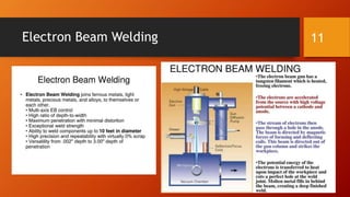 Electron Beam Welding 11
 