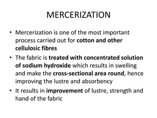 Introduction to wet processing of fabric | PDF