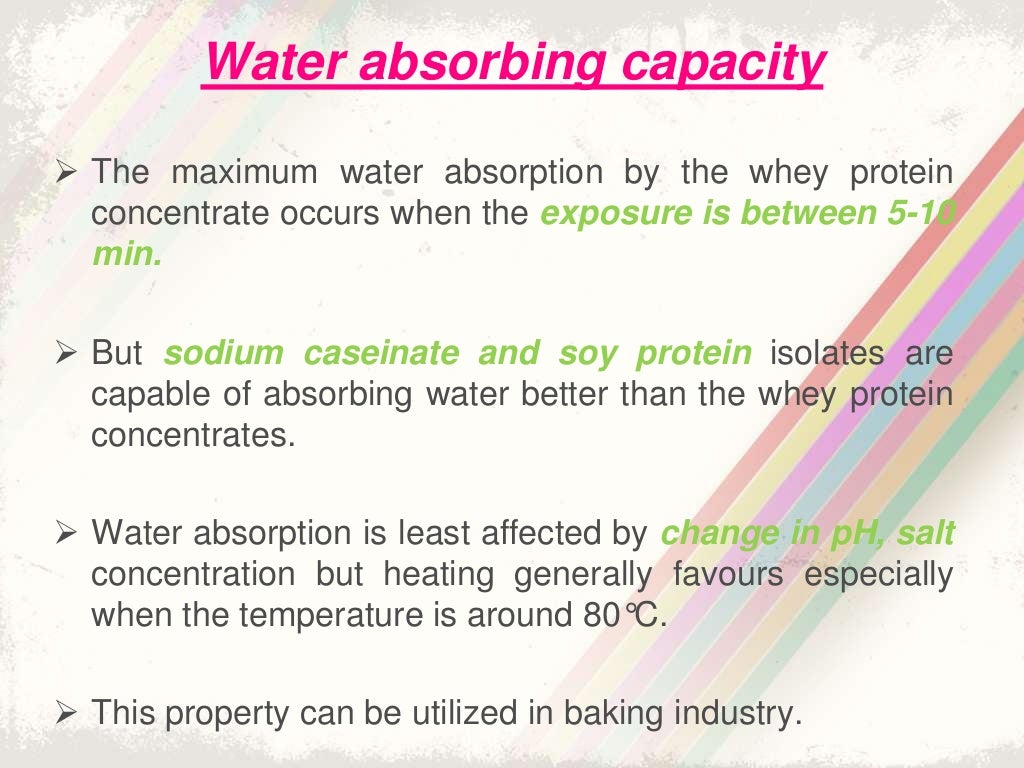 functional properties of whey protein concentrate